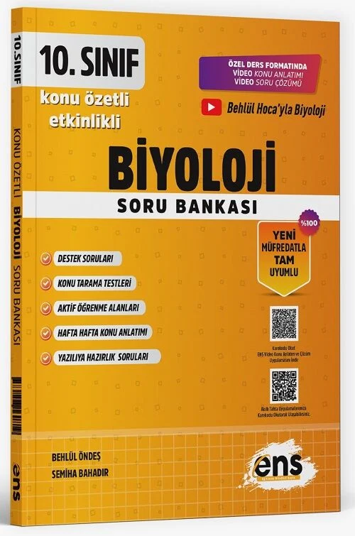 10. Sınıf Biyoloji Soru Bankası ENS Yayınları