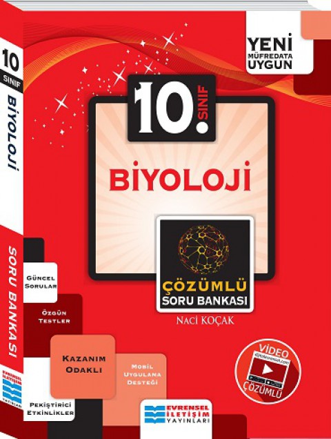 10. Sınıf Biyoloji Video Çözümlü Soru Bankası Evrensel İletişim Yayınları