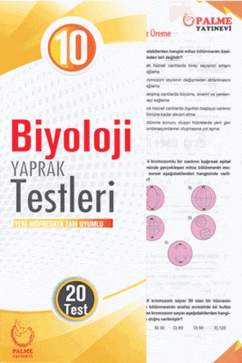 10. Sınıf Biyoloji Yaprak Testleri Palme Yayınları