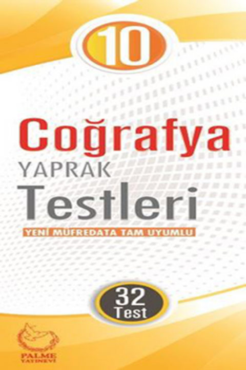 10. Sınıf Coğrafya Yaprak Testleri Palme Yayınları