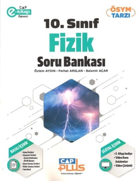 10. Sınıf Fizik Anadolu Plus Soru Bankası Çap Yayınları