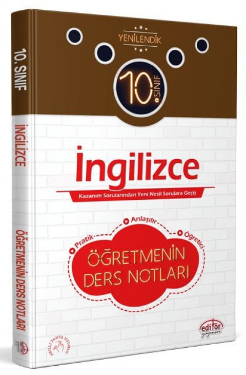 10. Sınıf İngilizce Öğretmenin Ders Notları Editör Yayınları