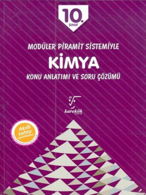 10. Sınıf Modüler Piramit Sistemiyle Kimya Konu Anlatımı ve Soru Çözümü Karekök Yayınları