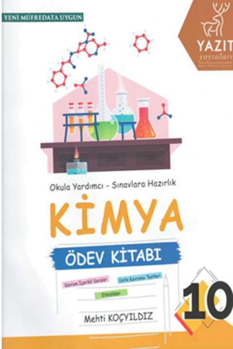 10. Sınıf Kimya Ödev Kitabı Yazıt Yayınları