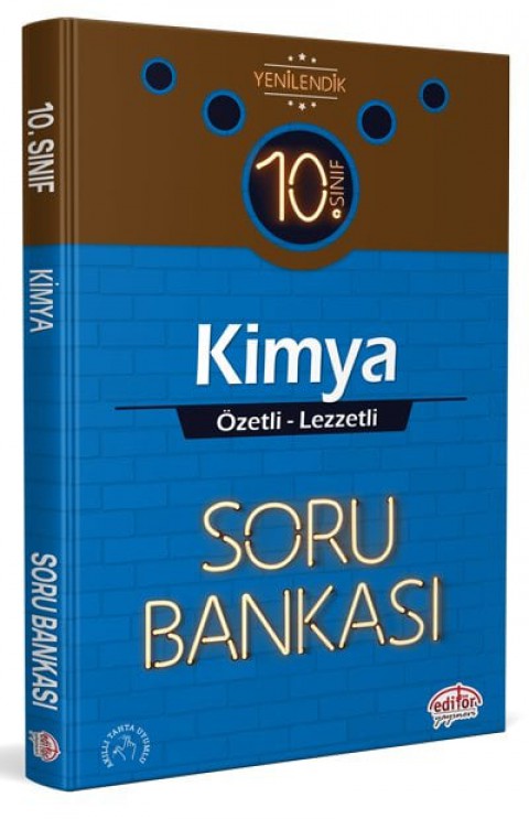 10. Sınıf Kimya Özetli Lezzetli Soru Bankası Editör Yayınları