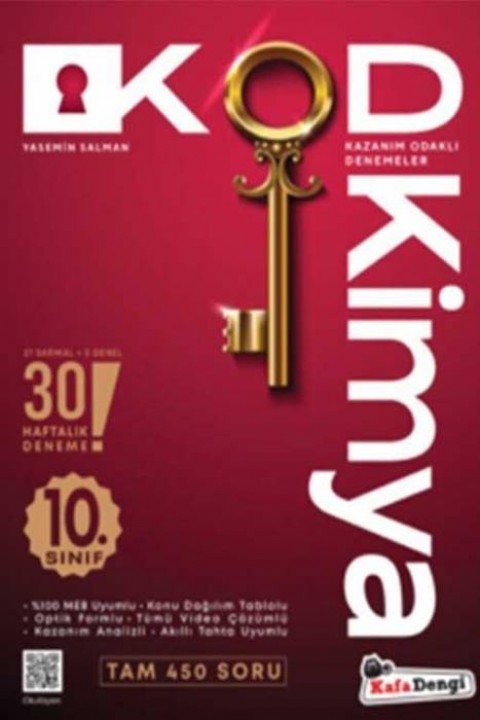 Kafadengi 10. Sınıf Kod Kimya Kazanım Odaklı Denemeleri Kafa Dengi Yayıncılık