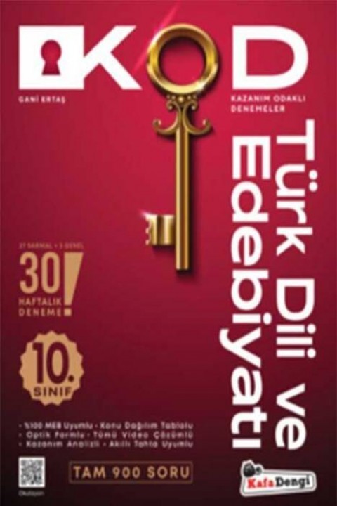 Kafadengi 10. Sınıf Kod Türk Dili ve Edebiyatı Kazanım Odaklı Denemeleri Kafadengi Yayıncılık