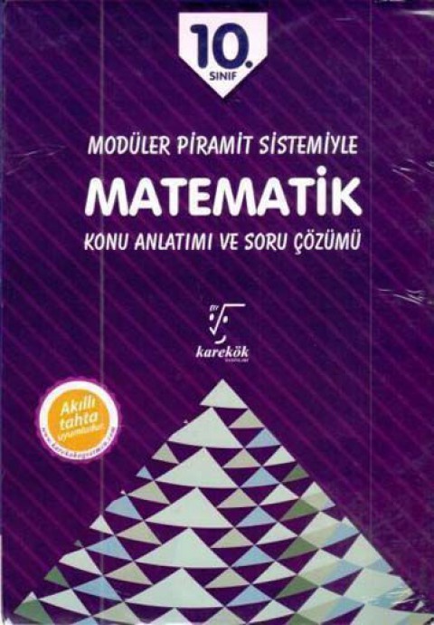 10. Sınıf Modüler Piramit Sistemiyle Matematik Konu Anlatımı ve Soru Çözümü Karekök Yayınları