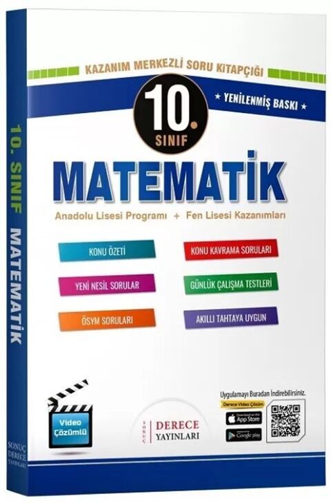 10. Sınıf Matematik Modüler Set Derece Yayınları