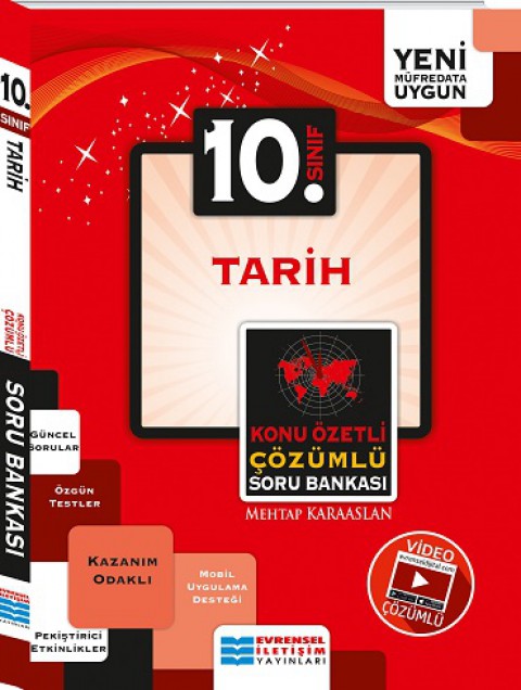 10. Sınıf Tarih Konu Özetli Video Çözümlü Soru Bankası Evrensel İletişim Yayınları