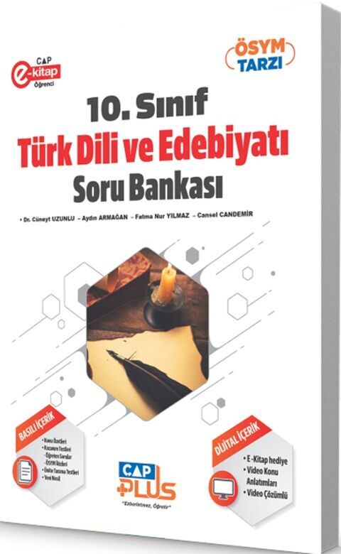 10. Sınıf Türk Dili ve Edebiyatı Plus Soru Bankası Çap Yayınları