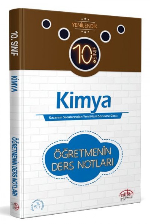 10. Sınıf Vip Kimya Öğretmenin Ders Notları Editör Yayınları