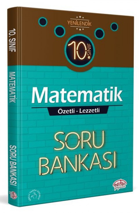 10. Sınıf Vip Matematik Özetli Lezzetli Soru Bankası Editör Yayınları