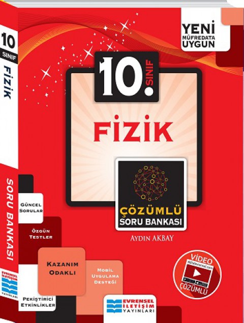 10.Sınıf Fizik Çözümlü Soru Bankası Evrensel İletişim Yayınları