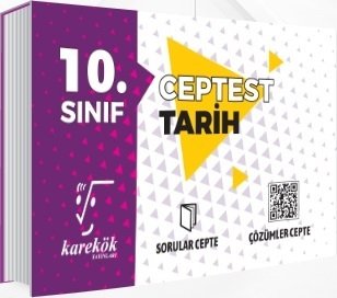 10. Sınıf Tarih Cep Test Karekök Yayınları