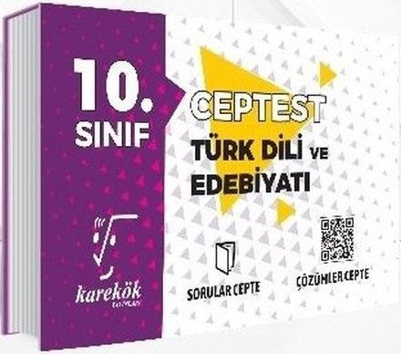 10. Sınıf Türk Dili ve Edebiyatı Cep Test Karekök Yayınları