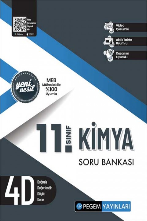 11. Kimya Soru Bankası Pegem Akademi Yayınları