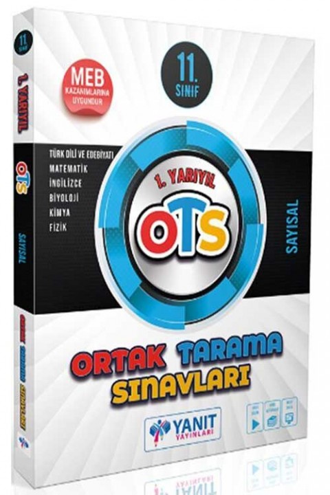 11. Sınıf 1. Dönem Sayısal Ortak Tarama Sınavları Yanıt Yayınları