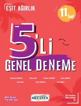 11. Sınıf Eşit Ağırlık 5 Deneme Okyanus Yayınları