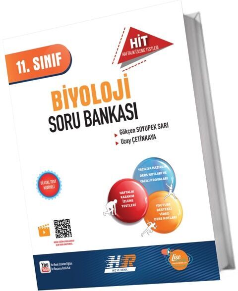 11. Sınıf Biyoloji HİT Soru Bankası Hız ve Renk Yayınları