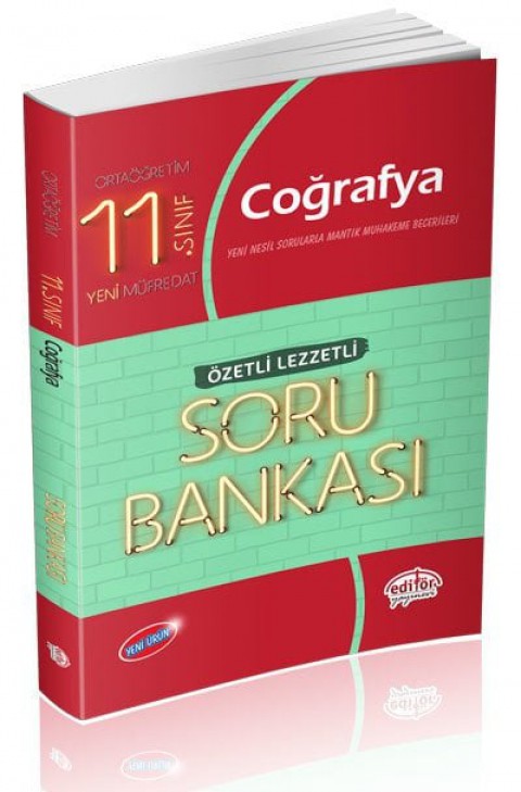 11. Sınıf Coğrafya Özetli Lezzetli Soru Bankası Editör Yayınları