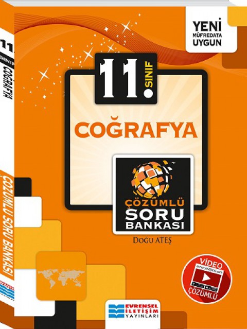 11. Sınıf Coğrafya Video Çözümlü Soru Bankası Evrensel İletişim Yayınları