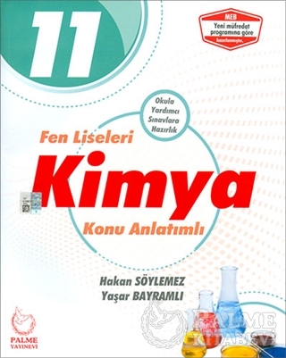 11. Sınıf Fen Liseleri Kimya Konu Anlatımlı Palme Yayınları