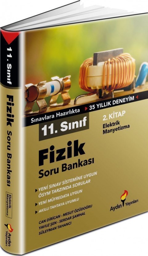 11. Sınıf Fizik Soru Bankası 2. Kitap Aydın Yayınları