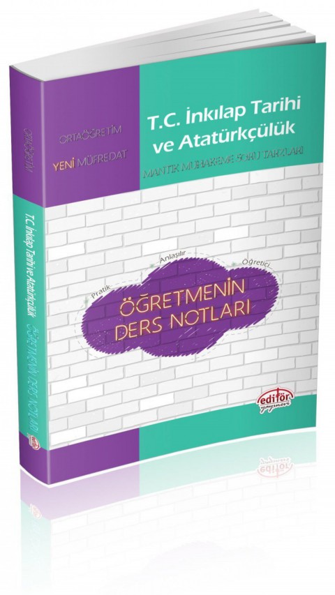11. Sınıf İnkılap Tarihi ve Atatürkçülük Öğret. Ders Notları Editör Yayınları