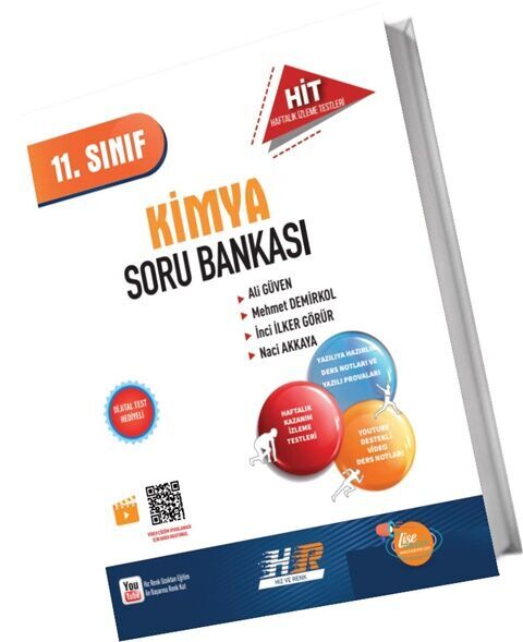 11. Sınıf Kimya HİT Soru Bankası Hız ve Renk Yayınları