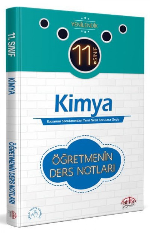 11. Sınıf Kimya Öğretmenin Öğretmenin Ders Notları Editör Yayınları