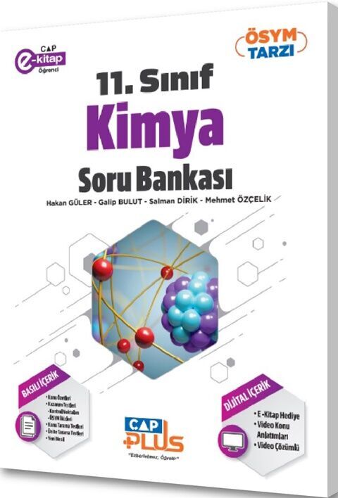 11. Sınıf Kimya Plus Soru Bankası Çap Yayınları