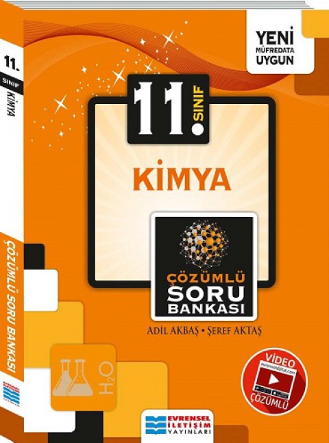 11. Sınıf Kimya Video Çözümlü Soru Bankası Evrensel İletişim Yayınları