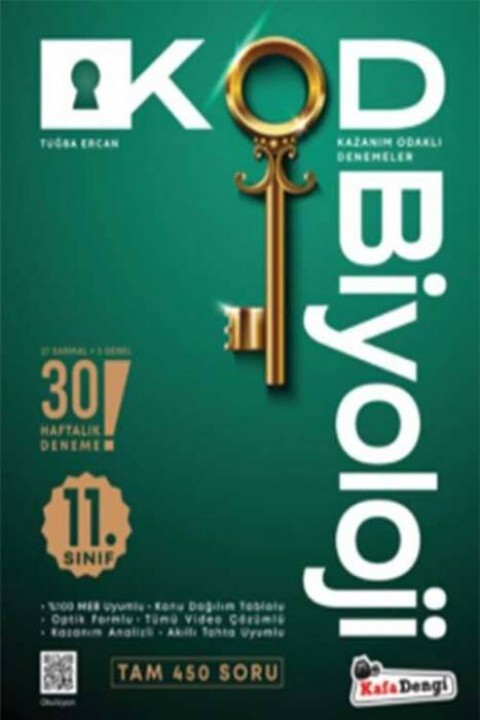 11. Sınıf Kod Biyoloji Kazanım Odaklı Denemeleri Kafa Dengi Yayınları 11. Sınıf Kod Biyoloji Kazanım Odaklı Denemeleri Kafa Dengi Yayınları