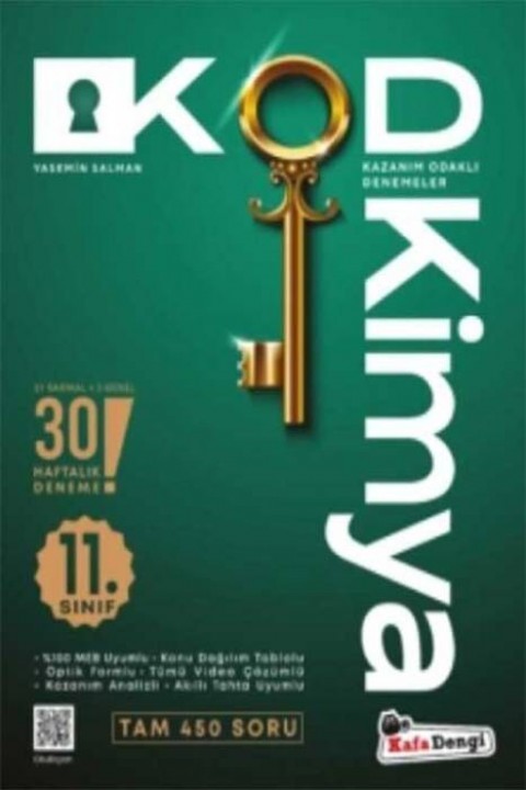 11. Sınıf Kod Kimya Kazanım Odaklı Denemeleri Kafa Dengi Yayınları 11. Sınıf Kod Kimya Kazanım Odaklı Denemeleri Kafa Dengi Yayınları