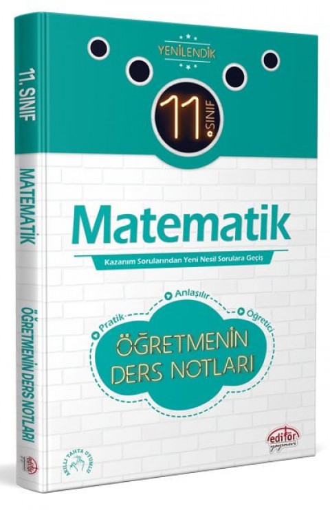 11. Sınıf Matematik Öğretmenin Hızlı Ders Notları Editör Yayınları