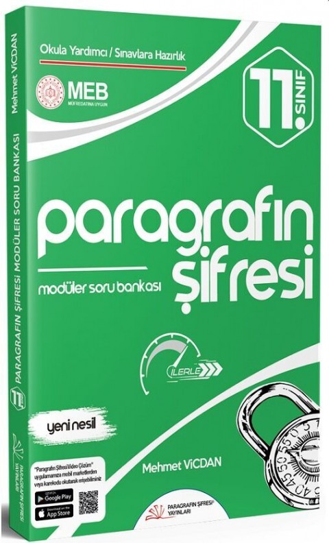11. Sınıf Paragrafın Şifresi Modüler Soru Bankası Paragrafın Şifresi Yayınları