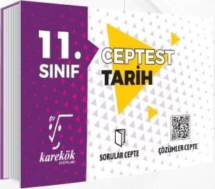 11. Sınıf Tarih Cep Test Karekök Yayınları
