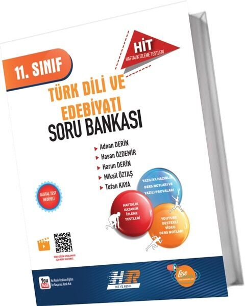 11. Sınıf Türk Dili ve Edebiyatı HİT Soru Bankası Hız ve Renk Yayınları