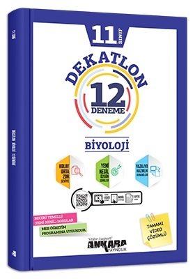 11.SIINIF Biyoloji DEKATLON 12 Deneme Sınavı Ankara Yayıncılık 