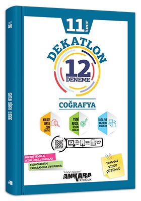 11.SIINIF Coğrafya DEKATLON 12 Deneme Sınavı Ankara Yayıncılık