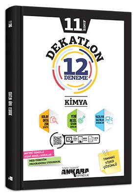 11.SIINIF Kimya DEKATLON 12 Deneme Sınavı Ankara Yayıncılık 
