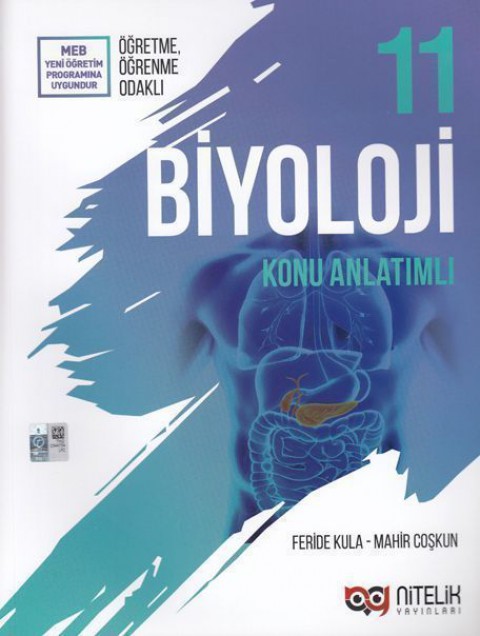 11.Sınıf Biyoloji Konu Anlatımlı Nitelik Yayınları
