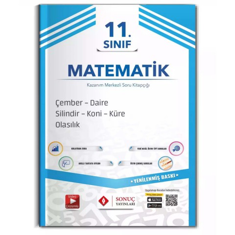 11.Sınıf Çember ve Daire, Silindir, Koni, Küre, Olasılık Sonuç Yayınları