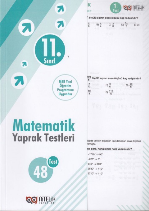 11.Sınıf Matematik Yaprak Test Nitelik Yayınları