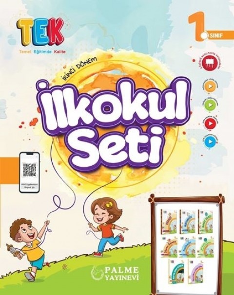 1.Sınıf Tek İlkokul Seti (2.Dönem) Palme Yayınları