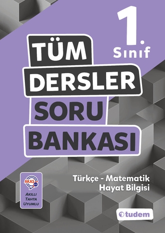 1.Sınıf Tüm Dersler Soru Bankası Tudem Yayınları