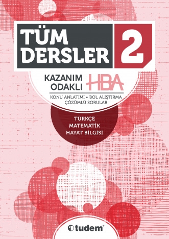2. Sınıf Tüm Dersler Kazanım Odaklı HBA Tudem Yayınları
