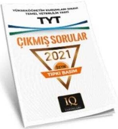 2021 TYT ÖSYM Çıkmış Sorular IQ Yayınları