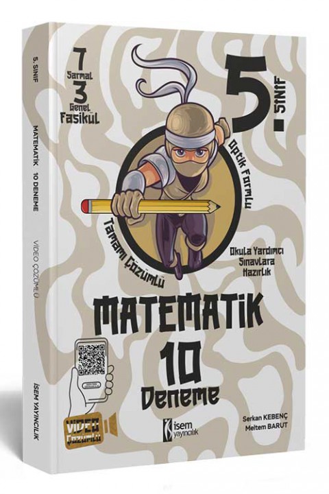 5. Sınıf Matematik 10 Deneme İsem Yayıncılık